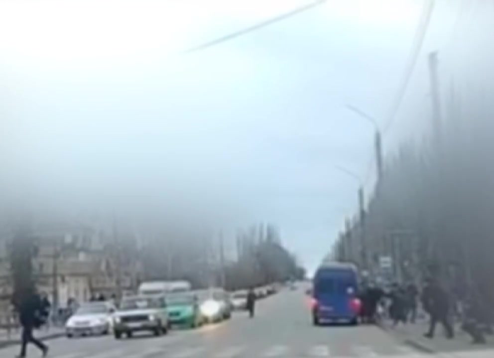 Video of airstrikes on Zaporizhzhia