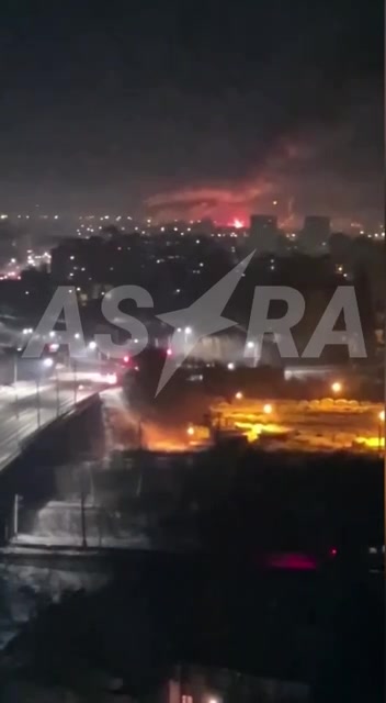 Big fire at Bashneft oil refinery in Ufa