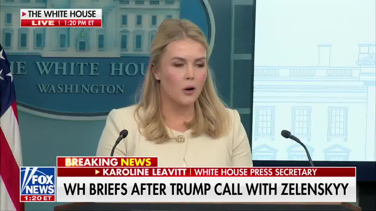 .@PressSec: President Trump and President Putin spoke about the need for peace and ceasefire in Ukraine war. Both leaders agreed this conflict needs to end with a lasting peace and also stressed the need for improved bilateral relations between the United States and Russia.