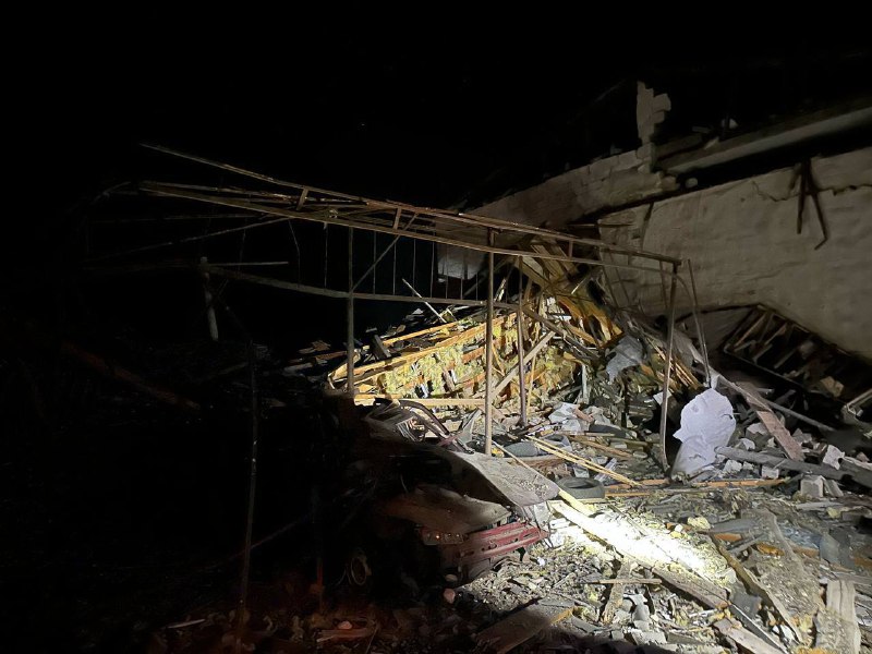 Fires started in 4 locations as result of Shahed-type drone strikes in Brovary