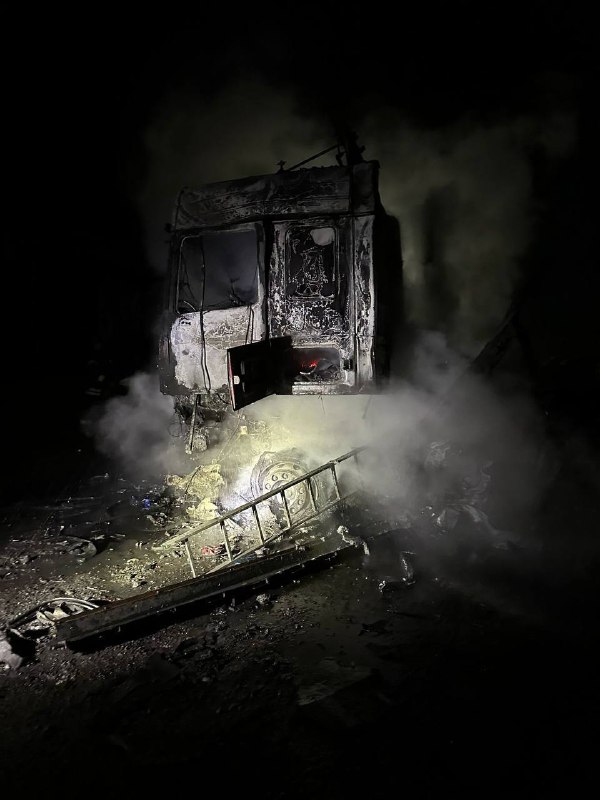 Fires started in 4 locations as result of Shahed-type drone strikes in Brovary