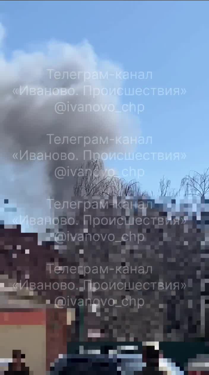 The barracks of the 112th Missile Brigade in Shuya is on fire as a result of drone strikes
