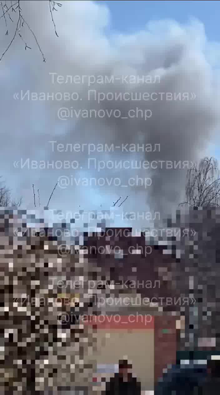 The barracks of the 112th Missile Brigade in Shuya is on fire as a result of drone strikes