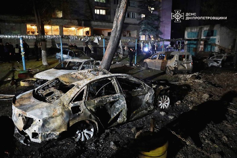 Death toll of Russian drones attack in Dnipro city is at 3 killed and 28 wounded