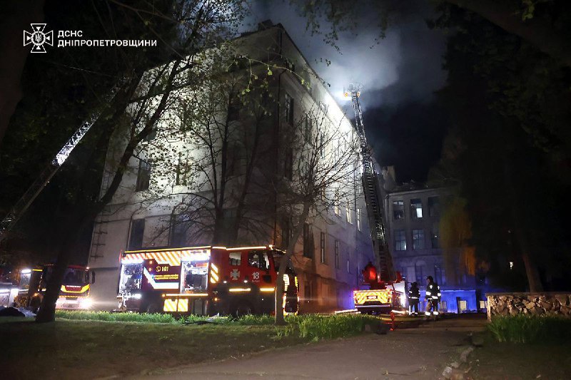 Death toll of Russian drones attack in Dnipro city is at 3 killed and 28 wounded 