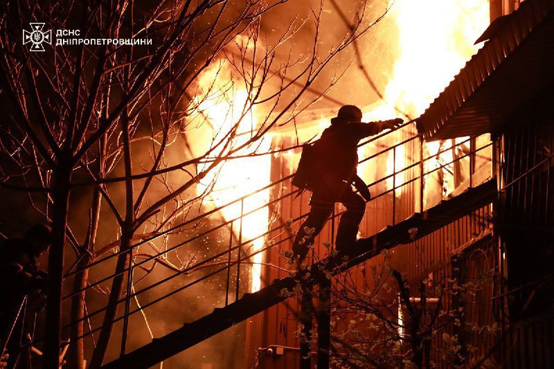 Death toll of Russian drones attack in Dnipro city is at 3 killed and 28 wounded 