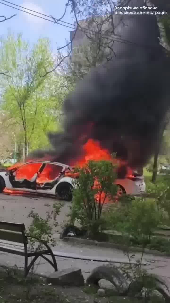 Russian aviation had dropped guided glide bomb at the residential house in Zaporizhzhia