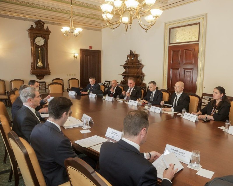 PM of Ukraine Shmyhal met with United States Secretary of the Treasury Scott Bessent in Washington 