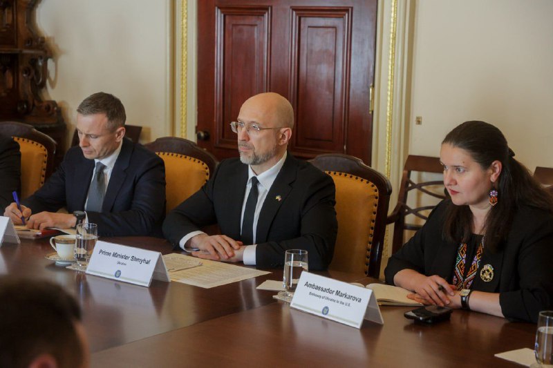 PM of Ukraine Shmyhal met with United States Secretary of the Treasury Scott Bessent in Washington 