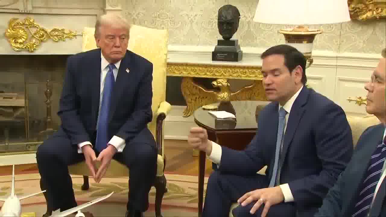 .@SecRubio: З усіх лідерів у світі сьогодні жоден лідер не докладає більше зусиль для запобігання війнам або їх припинення, ніж @POTUS. Ось чому ми розмовляємо з Іраном. Ось чому ми співпрацюємо з Україною та Росією.