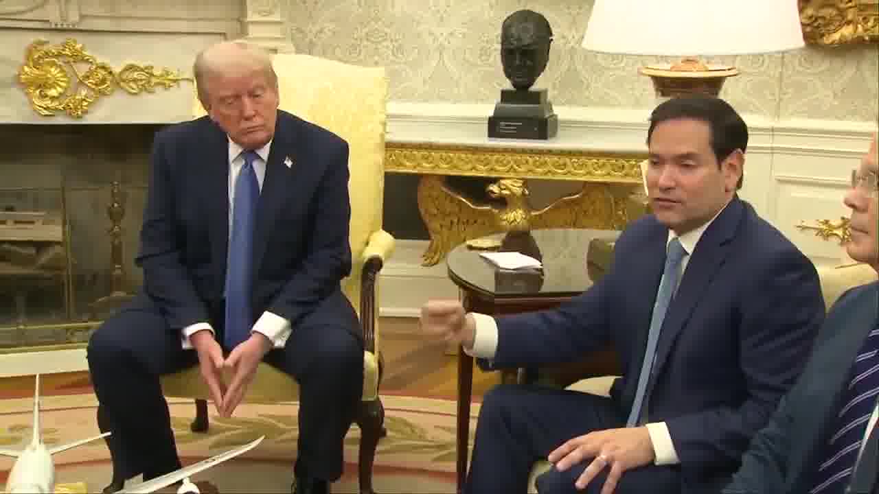 .@SecRubio: З усіх лідерів у світі сьогодні жоден лідер не докладає більше зусиль для запобігання війнам або їх припинення, ніж @POTUS. Ось чому ми розмовляємо з Іраном. Ось чому ми співпрацюємо з Україною та Росією.