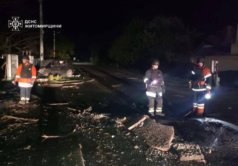 1 person wounded as result of Shahed-type drones attack in Zhytomyr