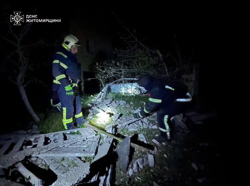 1 person wounded as result of Shahed-type drones attack in Zhytomyr