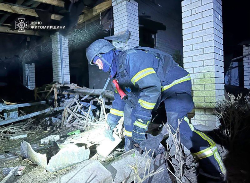 1 person wounded as result of Shahed-type drones attack in Zhytomyr