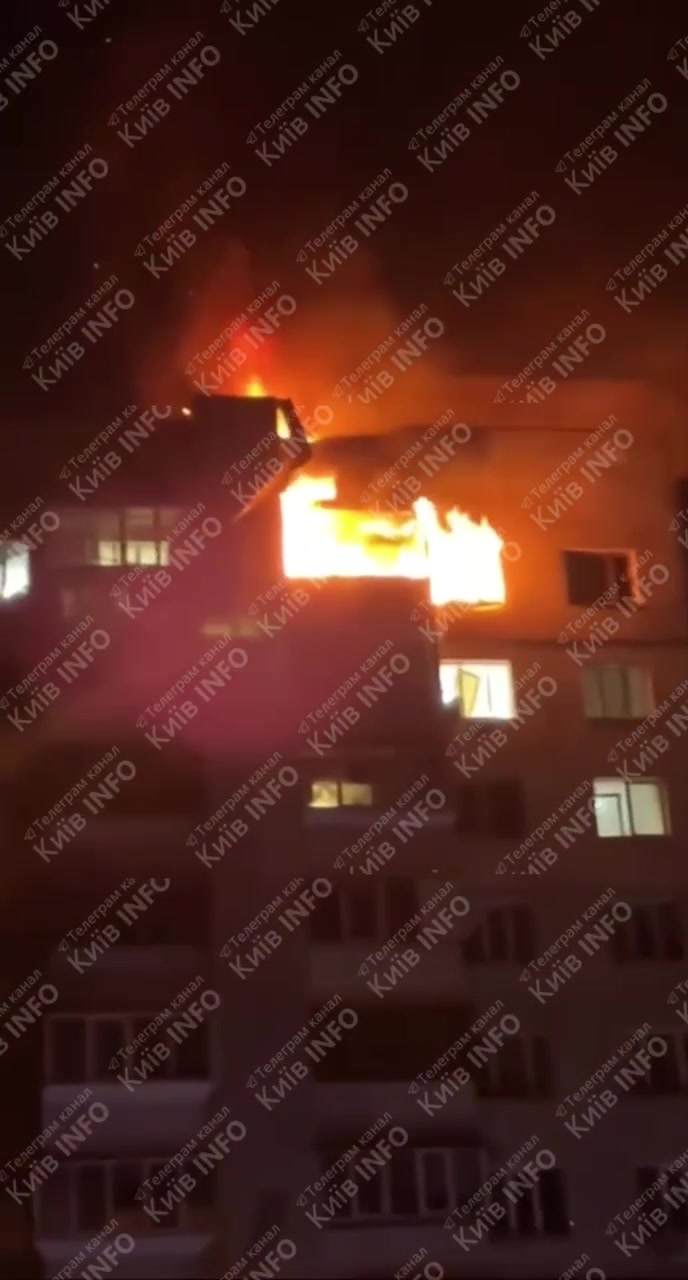 Drones have damaged residential houses and civilian infrastructure in Obolonsky district of Kyiv, including Dream Town mall 