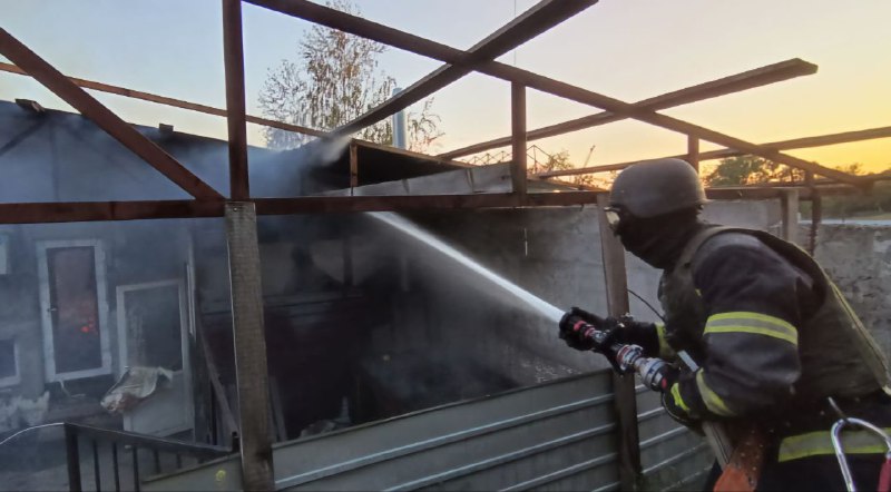 Russian army shelled Nikopol district with artillery, MLRS and drones 