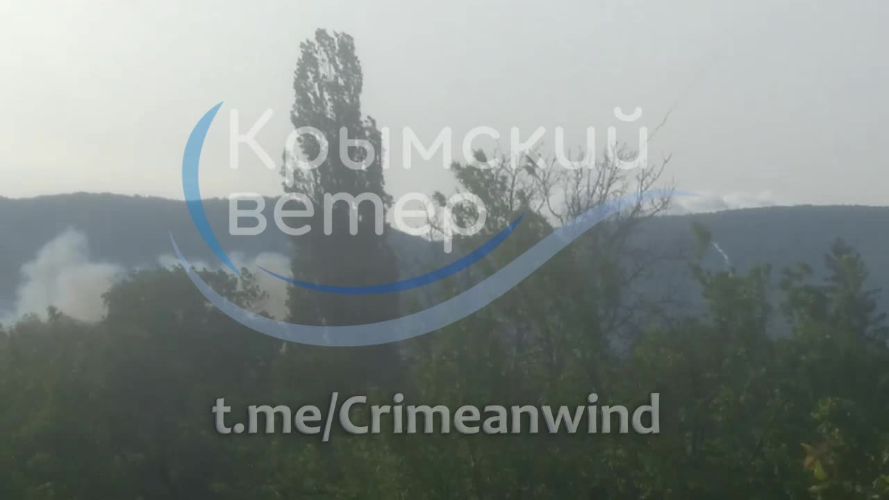Ammunition depot is on fire in Perevalne in occupied Crimea. Detonations are audible in the district. Simferopol-Alushta highway has been closed 