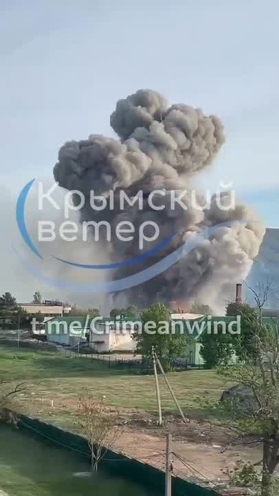 Detonation of the ammunition depot in Perevalne in occupied Crimea