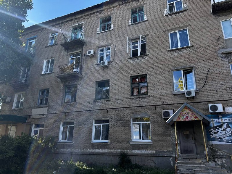 Bombardment reported in Rodynske of Donetsk region earlier today. Extensive damage to residential houses 
