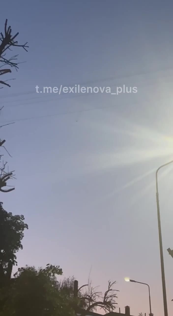 Reports of a plane shot down near Tver