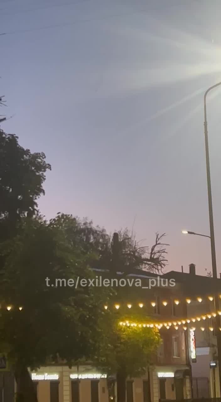 Reports of a plane shot down near Tver