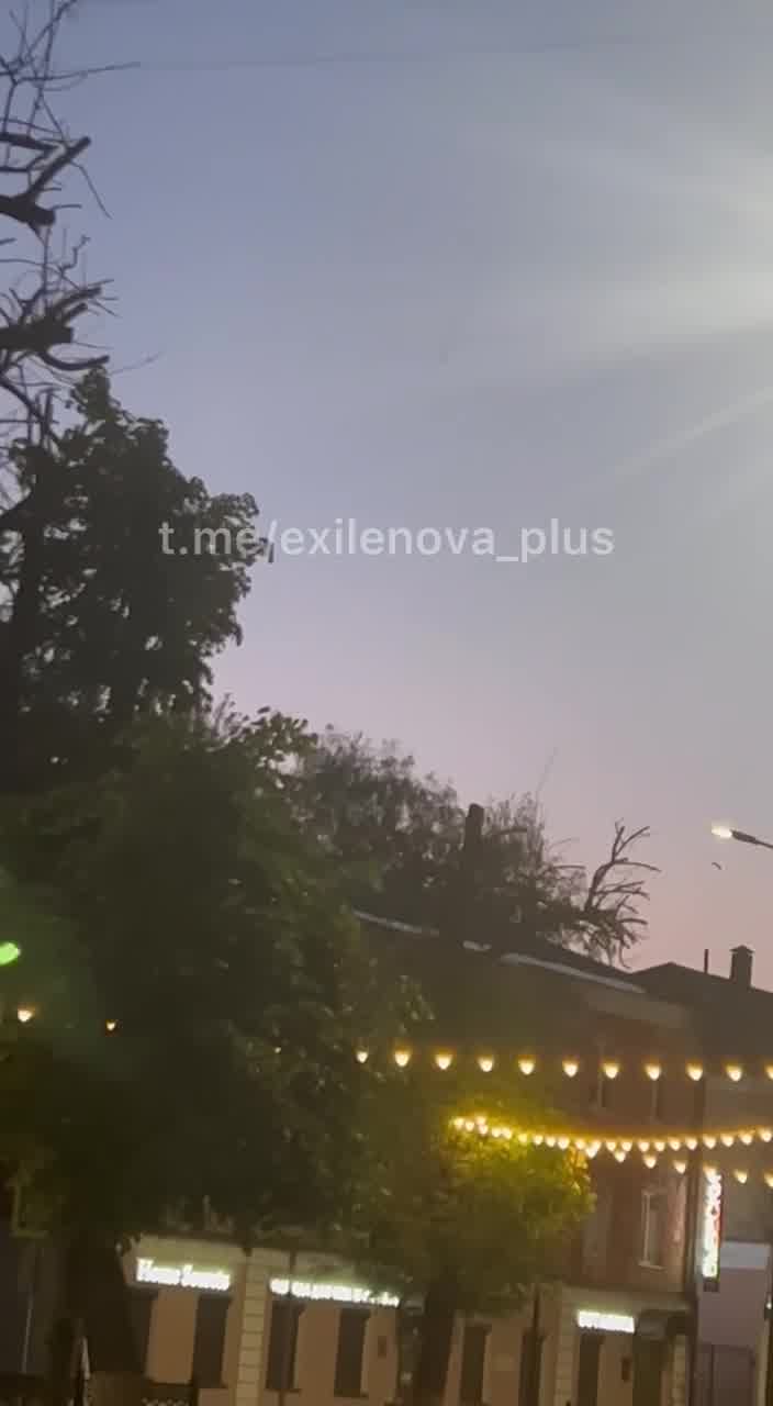 Reports of a plane shot down near Tver