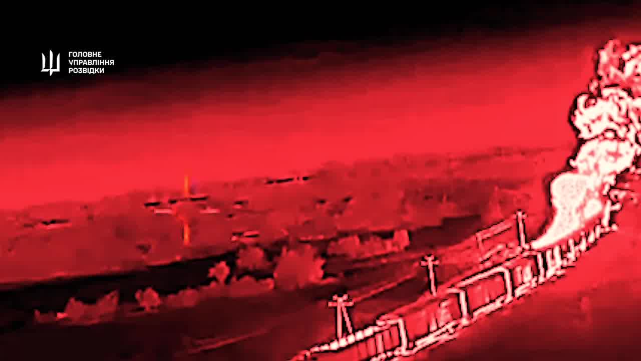 Drones of Ukrainian Military Intelligence have attacked train with fuel at the occupied part of Zaporizhzhia region