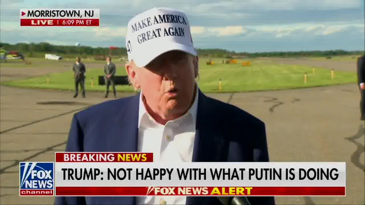 Trump: I'm not happy with what Putin is doing. He's killing a lot of people and I don't know what the hell happened to Putin. I've known him a long time . we're in the middle of talking and he's shooting rockets into Kyiv and other cities. I don't like it at all. I'm surprised.