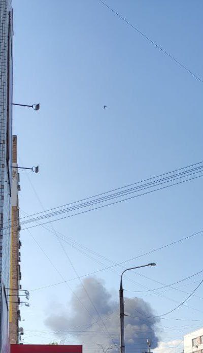 Μεγάλη πυρκαγιά στη Ζαπορίζια μετά από ρωσική επίθεση