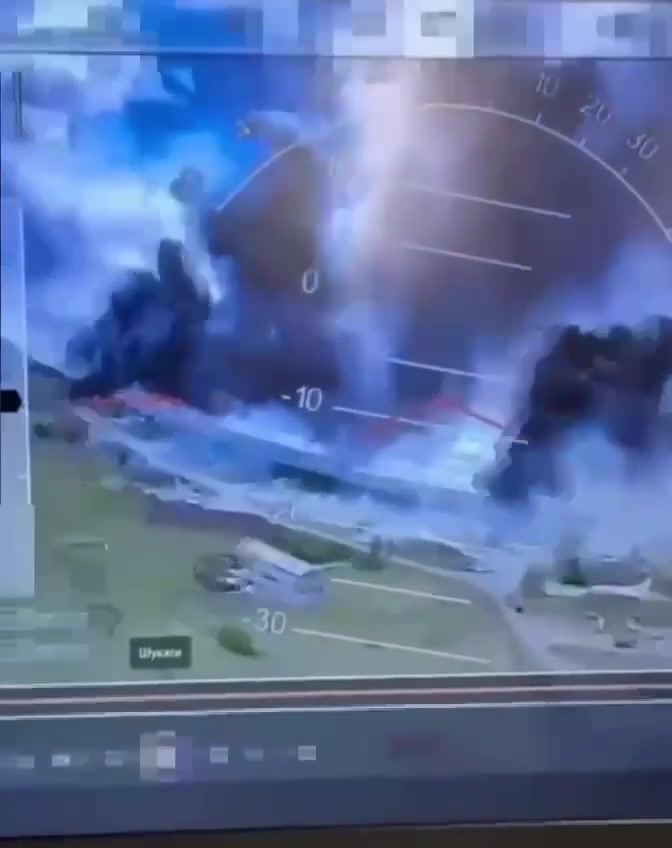 Drones attacking Russian strategic airbases, reportedly dozens of aircraft were damaged on the ground