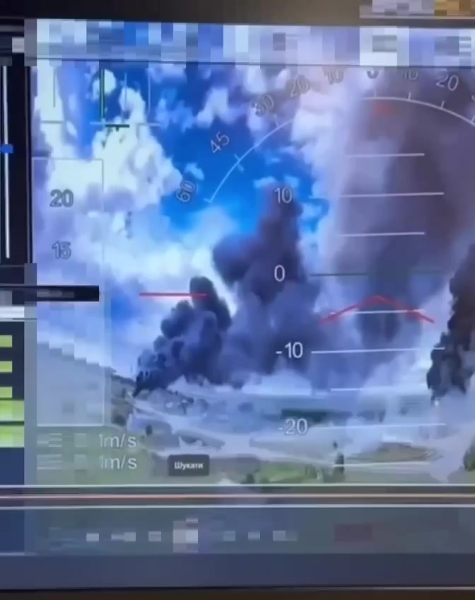 Drones attacking Russian strategic airbases, reportedly dozens of aircraft were damaged on the ground