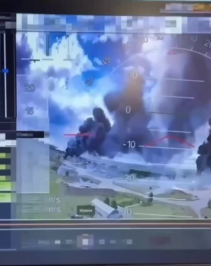 Drones attacking Russian strategic airbases, reportedly dozens of aircraft were damaged on the ground