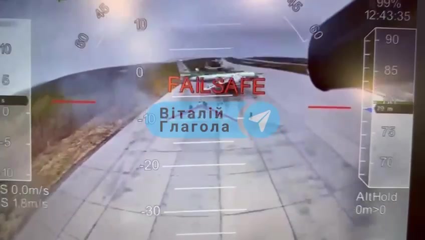 FPV drones strikes at the Tu-95MS bombers