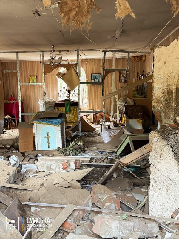 כ-20 בניינים נהרסו בחוטין כתוצאה מתקיפות אוויריות רוסיות