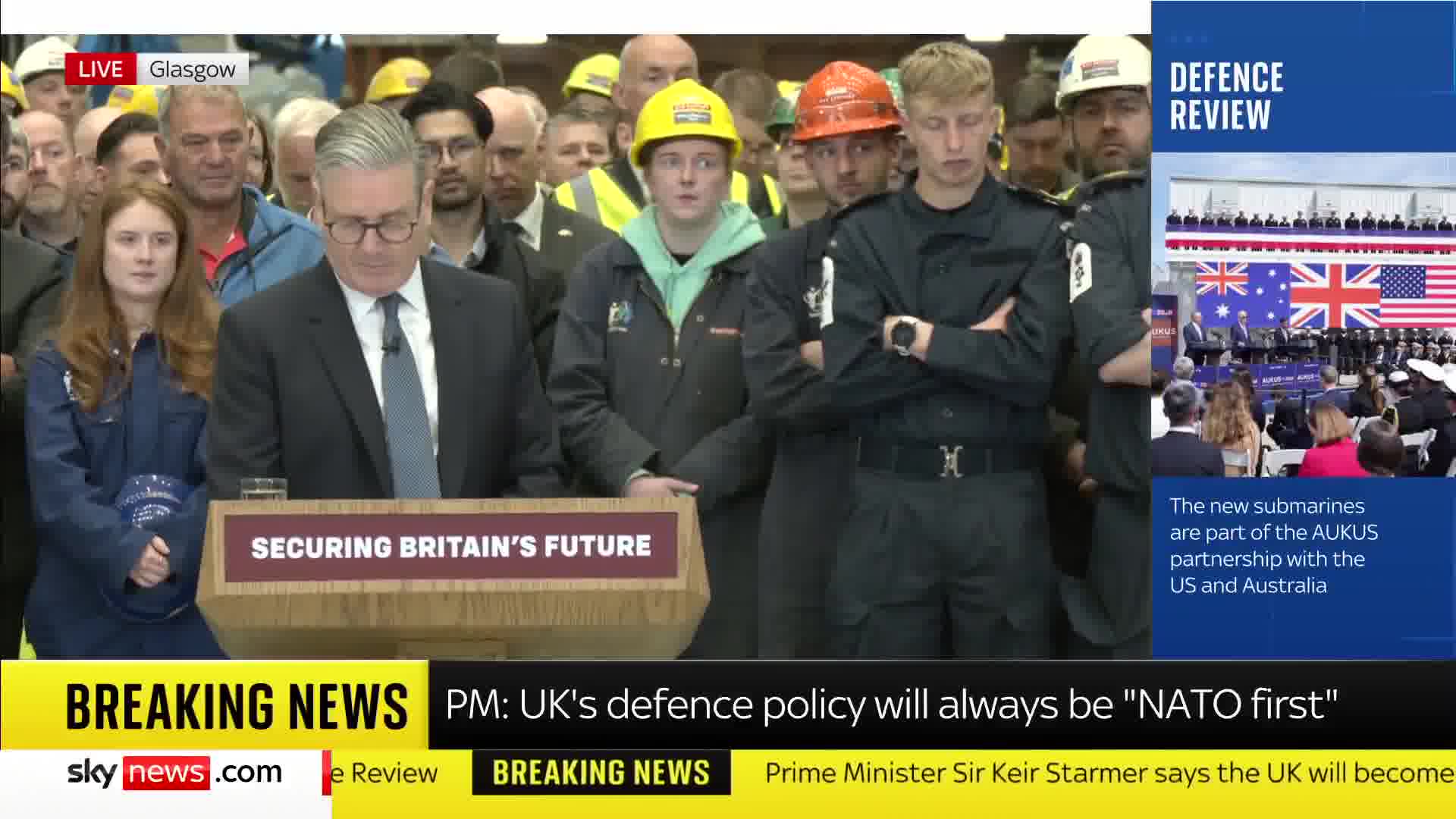 Прем'єр-міністр Стармер заявив, що Велика Британія переходить у режим військової готовності. Коли нам загрожують країни з передовими арміями, найкращим стримуючим фактором є готовність і демонстрація того, що ми можемо захистити мир силою, – сказав він.