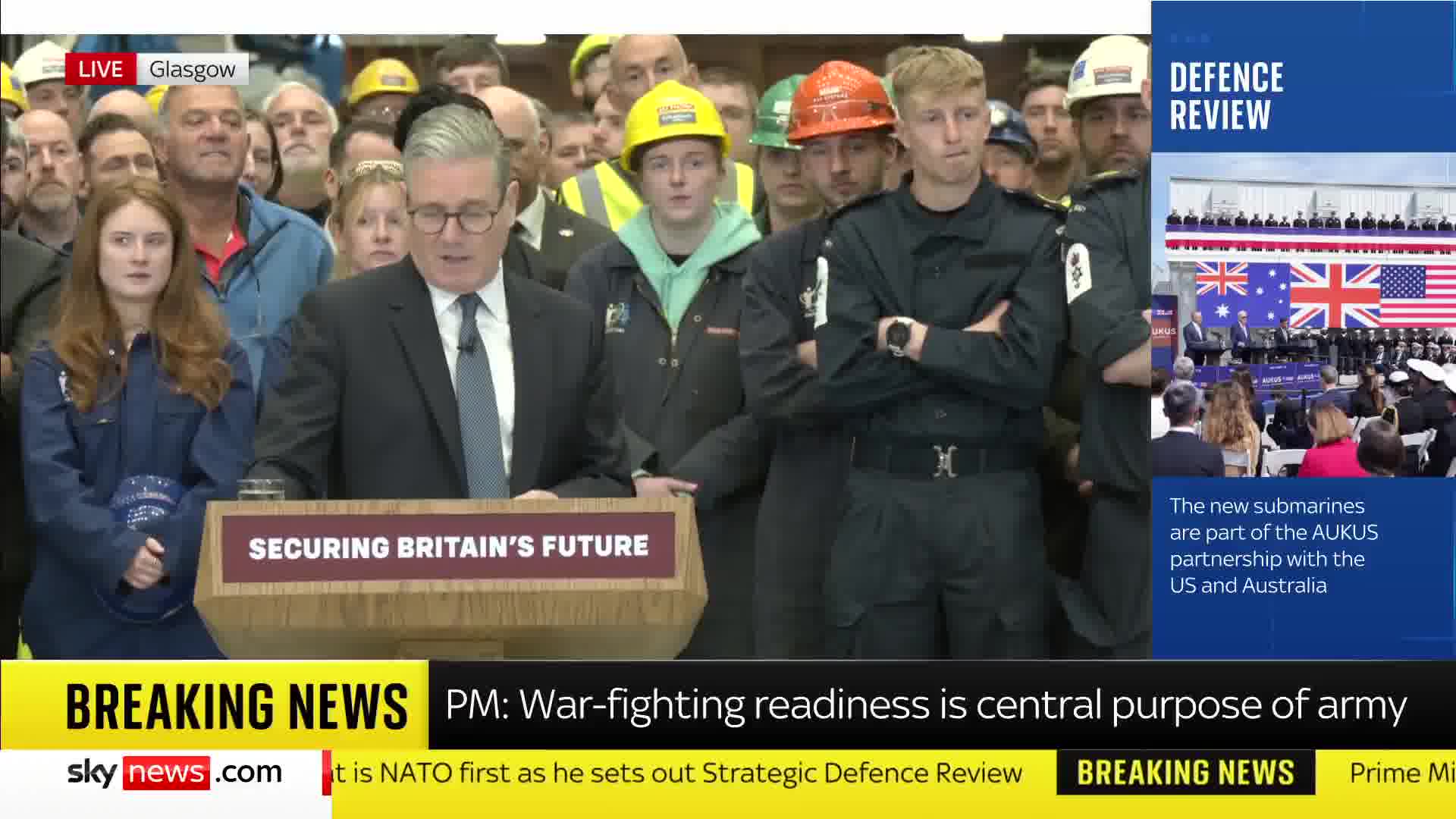 Прем'єр-міністр Стармер заявив, що Велика Британія переходить у режим військової готовності. Коли нам загрожують країни з передовими арміями, найкращим стримуючим фактором є готовність і демонстрація того, що ми можемо захистити мир силою, – сказав він.