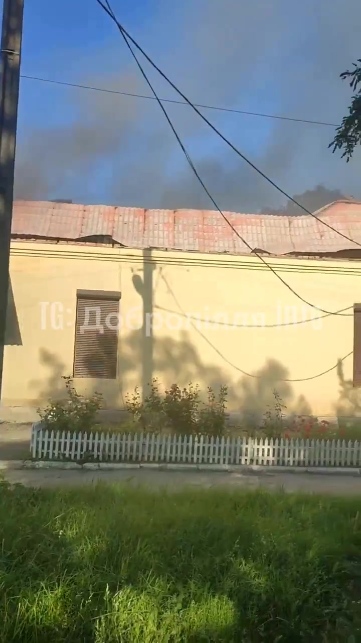 Russian bombardment destroyed a hospital in Rodynske earlier today