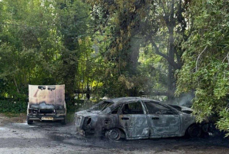 Overnight Russian army attacked Dnipro and Pavlohrad with drones. 2 people wounded in Dnipro city