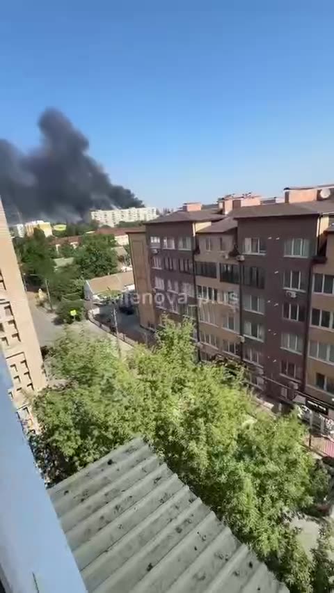 Big fire at Hydromash plant in occupied Melitopol