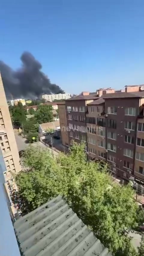 Big fire at Hydromash plant in occupied Melitopol