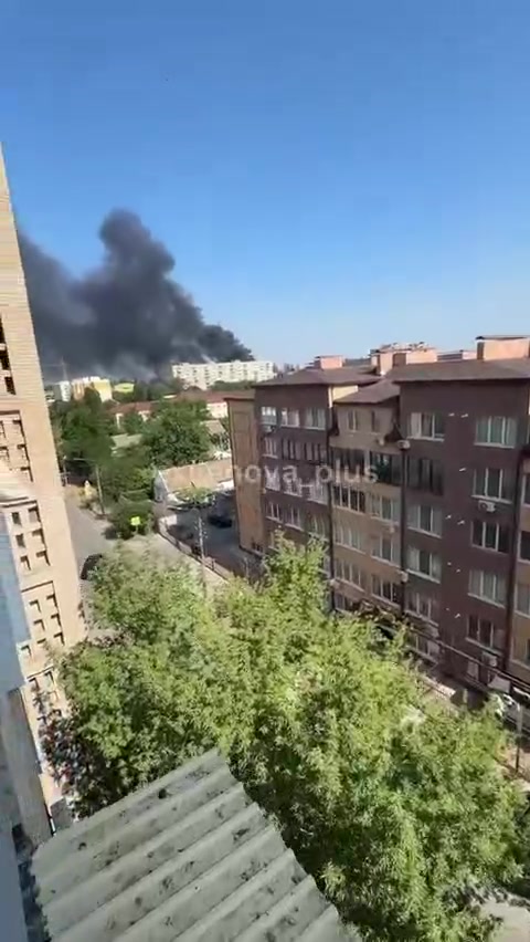 Big fire at Hydromash plant in occupied Melitopol