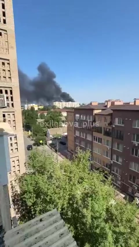 Big fire at Hydromash plant in occupied Melitopol