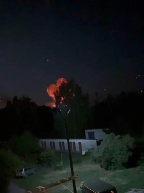 Ukrainian military had conducted a strike against Russian military base in Marino of Kursk region overnight