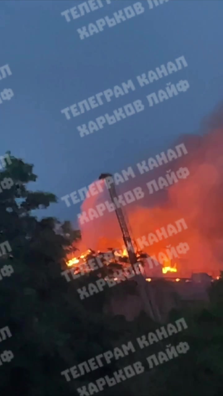 Fire reported at the military enlistment office in Kharkiv