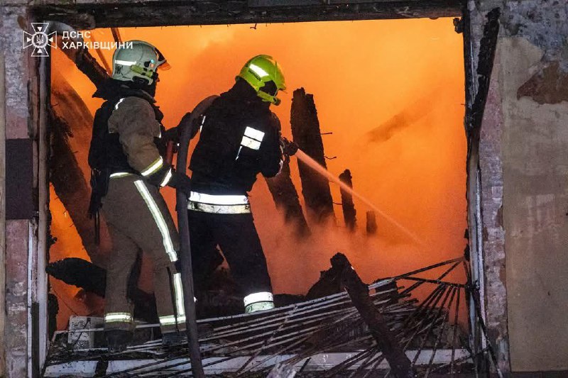 17 people wounded as result of overnight drones attack in Kharkiv