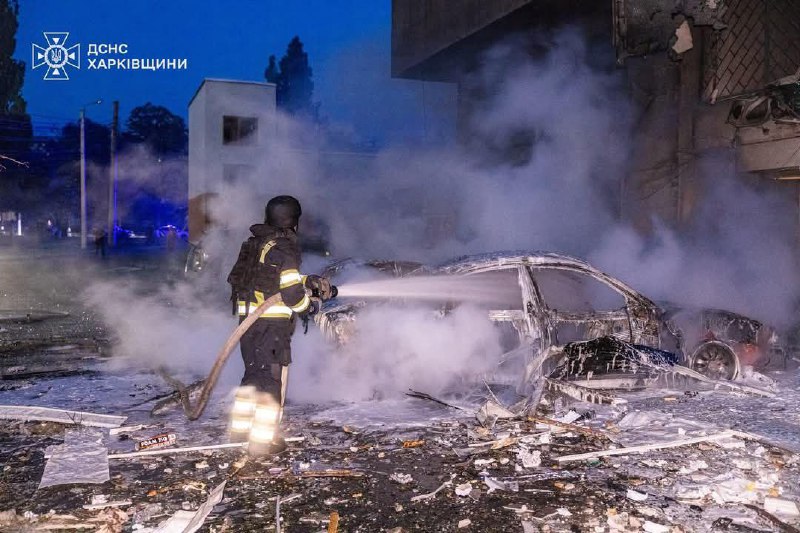 17 people wounded as result of overnight drones attack in Kharkiv