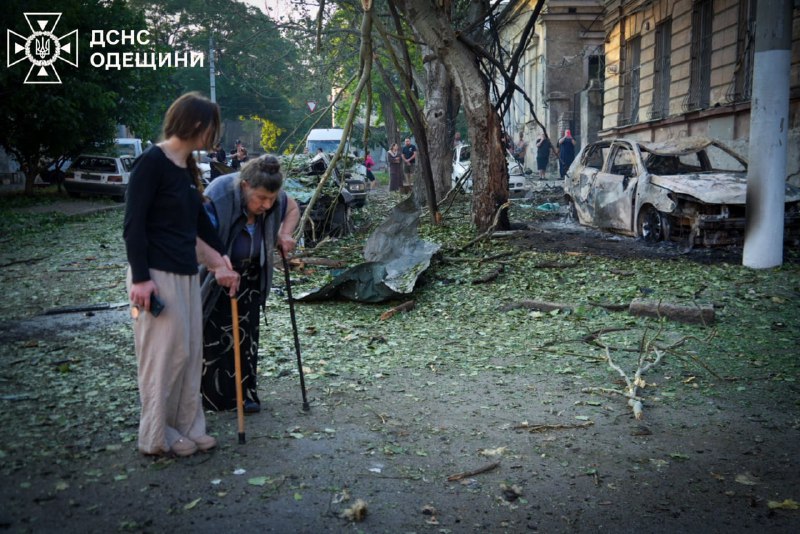 At least 13 people wounded as result of Russian Shahed-type drones attack in Odesa against residential infrastructure