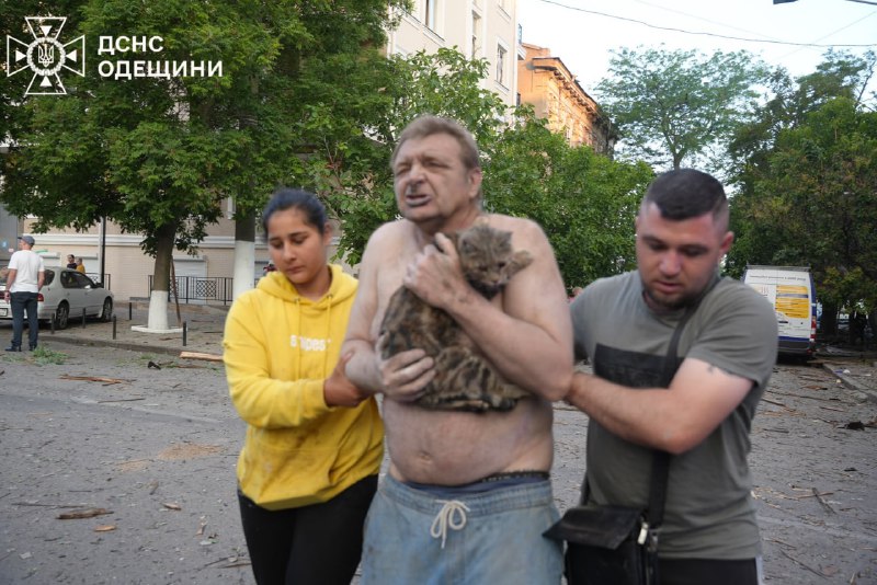 At least 13 people wounded as result of Russian Shahed-type drones attack in Odesa against residential infrastructure