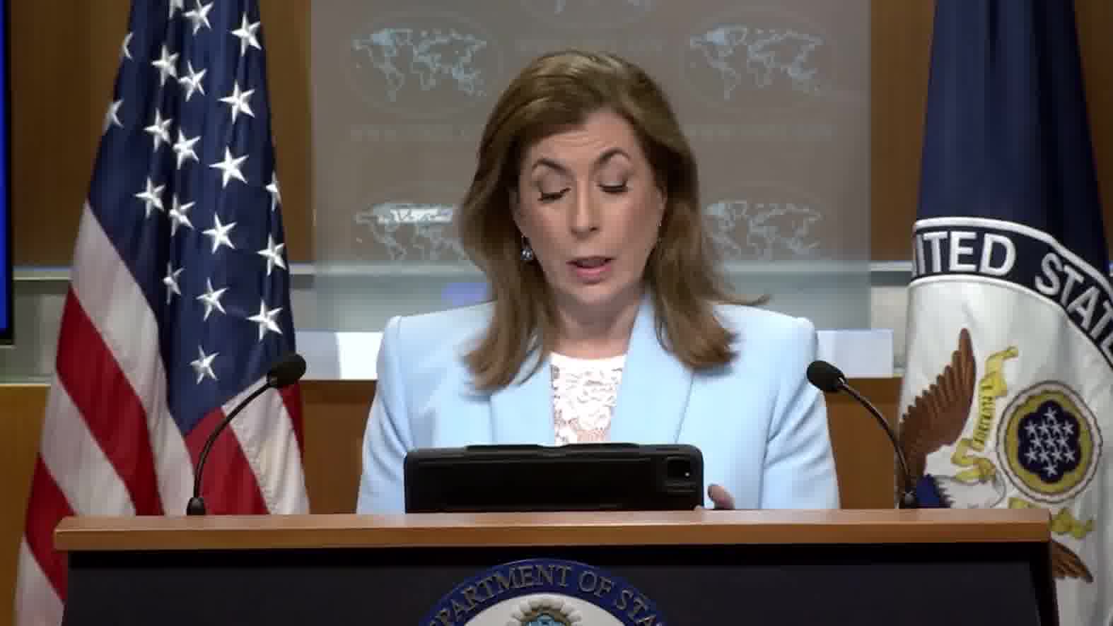 The State Department confirms the death of a U.S. citizen in last night’s Russian air attack on Kyiv. We condemn those strikes and extend our deepest condolences to the victims and to the families of all those affected.