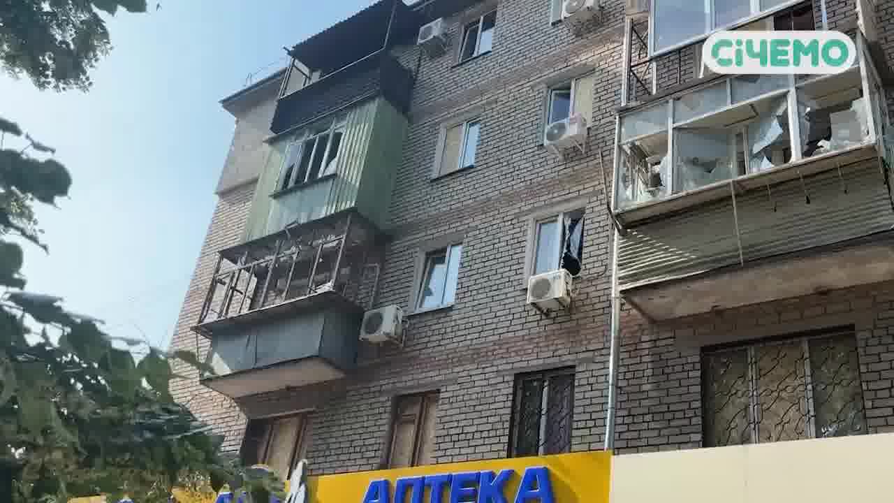 Widespread damage in Zaporizhzhia as result of Russian drone strikes